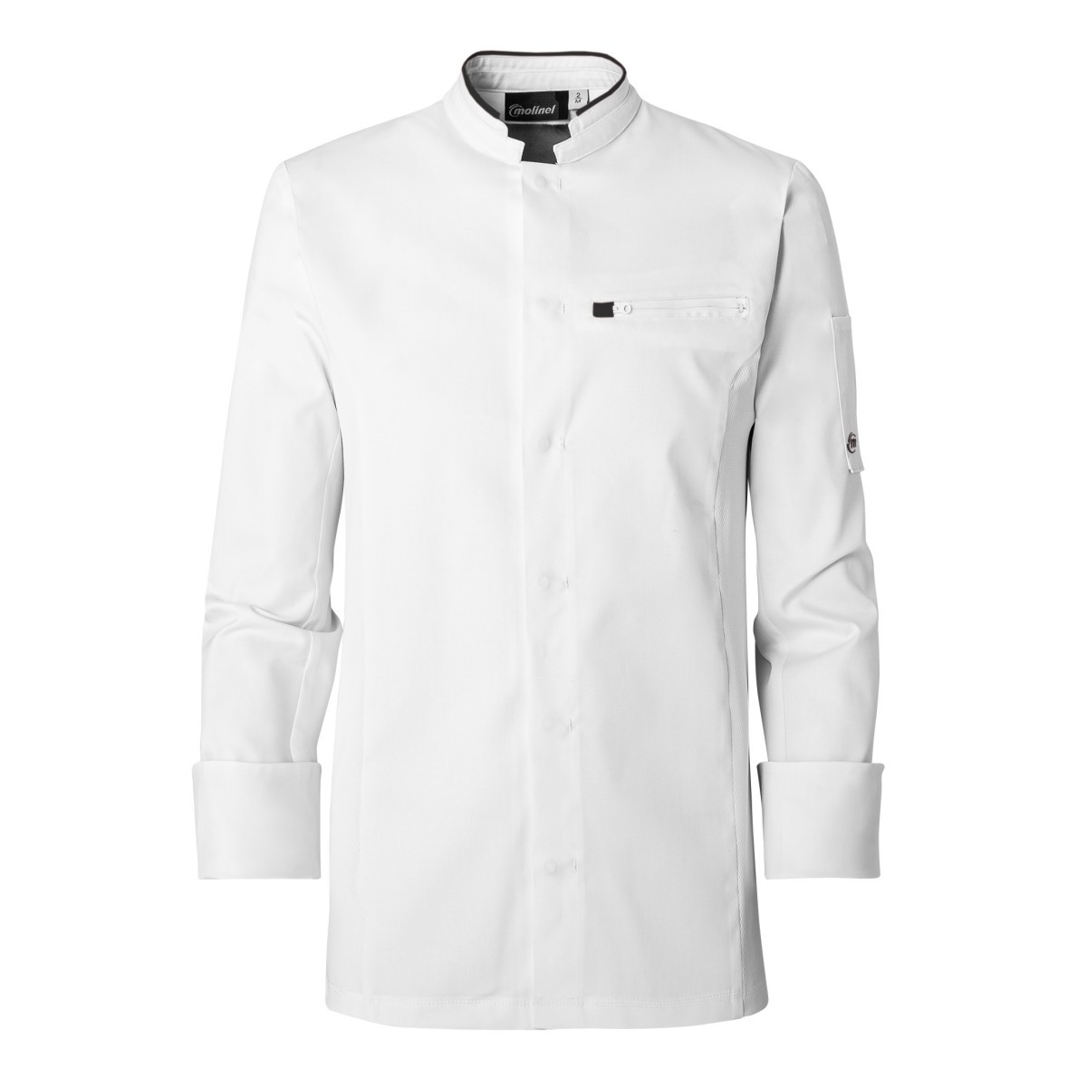 Giacca da Cuoco Molinel Crush 08953793001 Chef Cucina Maniche Lunghe Stretch