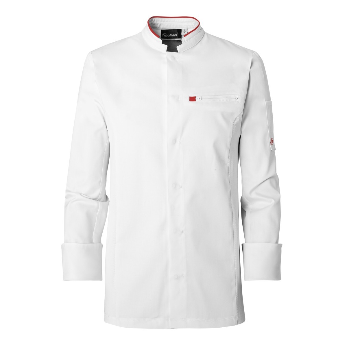 Giacca da Cuoco Molinel Crush 08953793027 Chef Cucina Maniche Lunghe Stretch