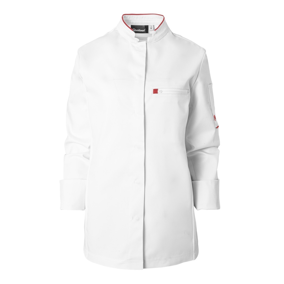 Giacca da Cuoco Molinel Crush 08963793027 Chef Cucina Maniche Lunghe Stretch Donna