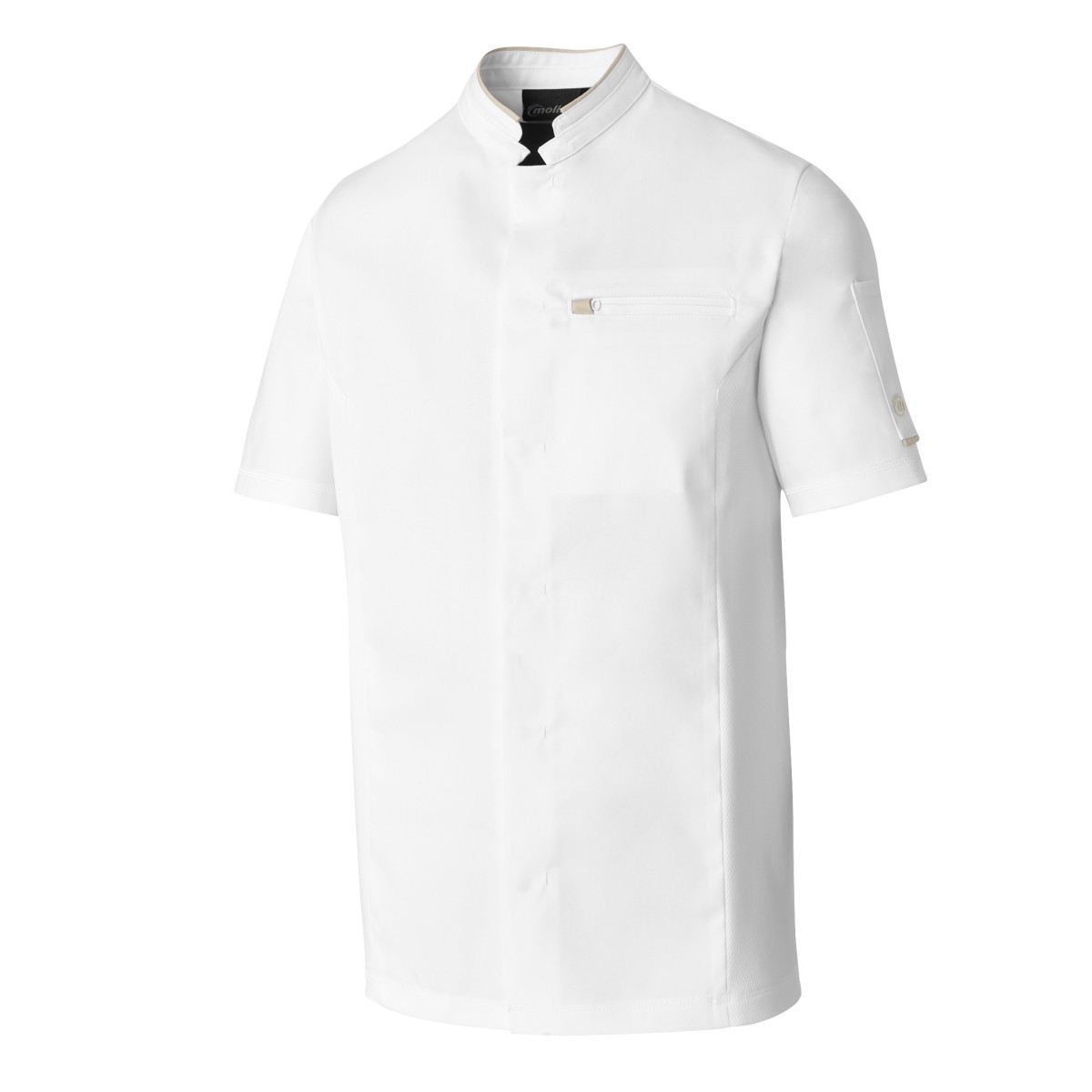 Giacca da Cuoco Molinel Crush 08973793077 Chef Cucina Maniche Corte Stretch