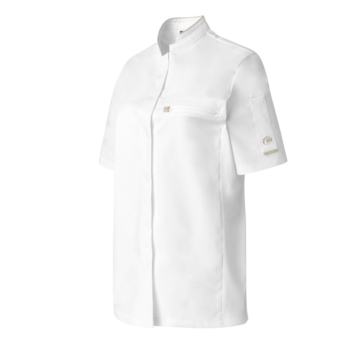 Giacca da Cuoco Molinel Crush 08983793077 Chef Cucina Maniche Corte Stretch Donna