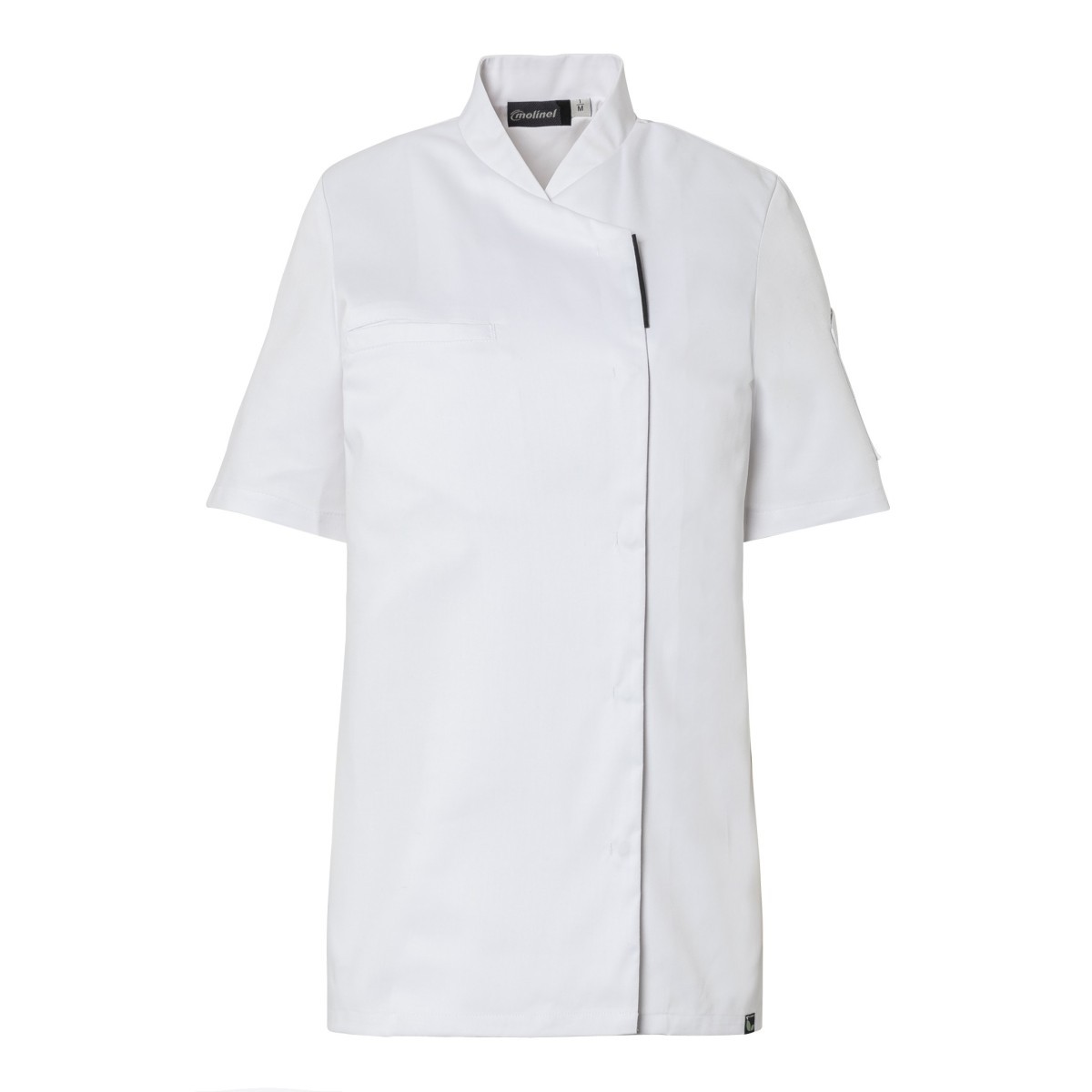 Giacca da Cuoco Molinel Reko 10863253001 Chef Cucina Maniche Corte Stretch Donna