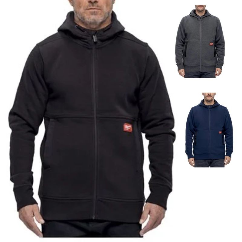Felpa da Lavoro Milwaukee Gridiron 4932499387 Con Cappuccio Zip Intera