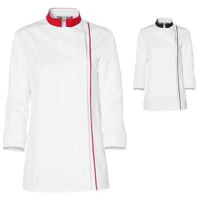 Giacca da Cuoco Molinel Ajik 29913601116 Chef Cucina Maniche Lunghe Donna