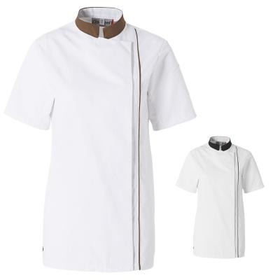 Giacca da Cuoco Molinel Ajik 29963601247 Chef Cucina Maniche Corte Donna