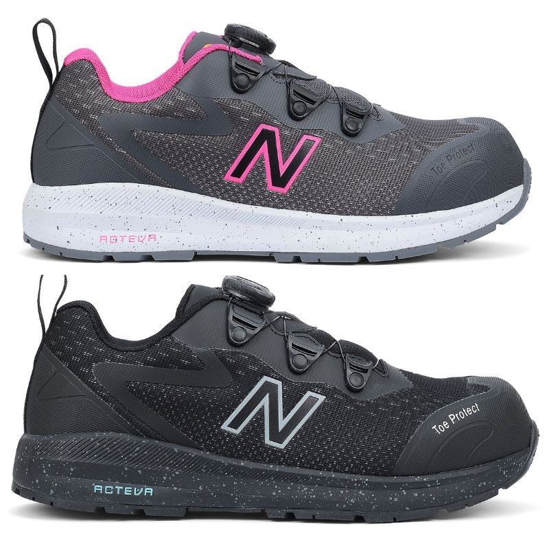 Scarpe Antinfortunistiche New Balance Logic W Boa S1 PL HRO SR FO ESD Basse Metalfree Donna Chiusura Boa