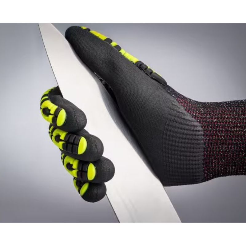 12 Paia - Guanti da Lavoro ATG Maxiflex Cut Ultra 52-6745FI Rivestito in Nitrile Touchscreen