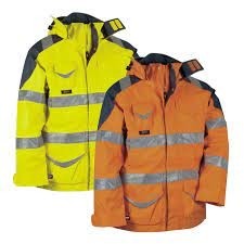 Fuori tutto - Parka da Lavoro Alta Visibilità Cofra Protection V024-0-00 taglia 46 colore arancione