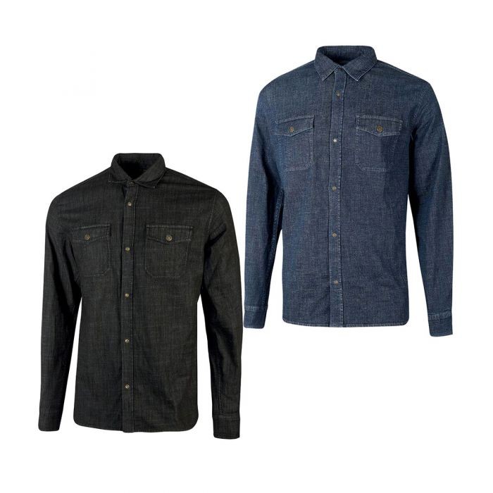 Fuori tutto - Camicia da lavoro U-power Maple EX274BC colore black carbon taglia m