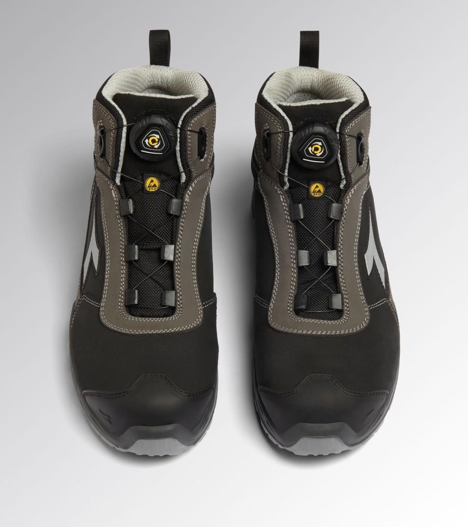 Fuori tutto - Scarpe antinfortunistiche Diadora SHARK ST IMP LEA Q MID S3S FO SR SC ESD BOA 701.180611 Numero 44