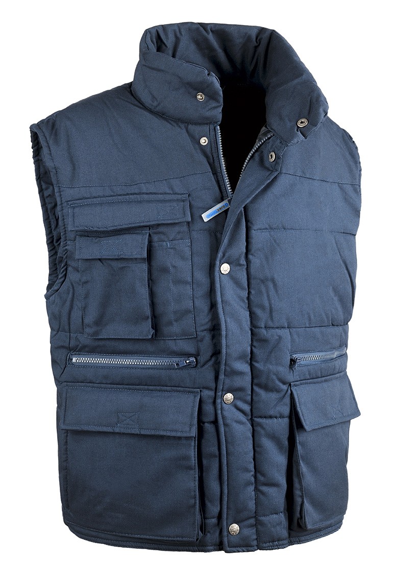 Fuori tutto - Gilet da Lavoro Multitasche Metalfree Sottozero Antares 9025 Taglia L Colore Blu Rosso