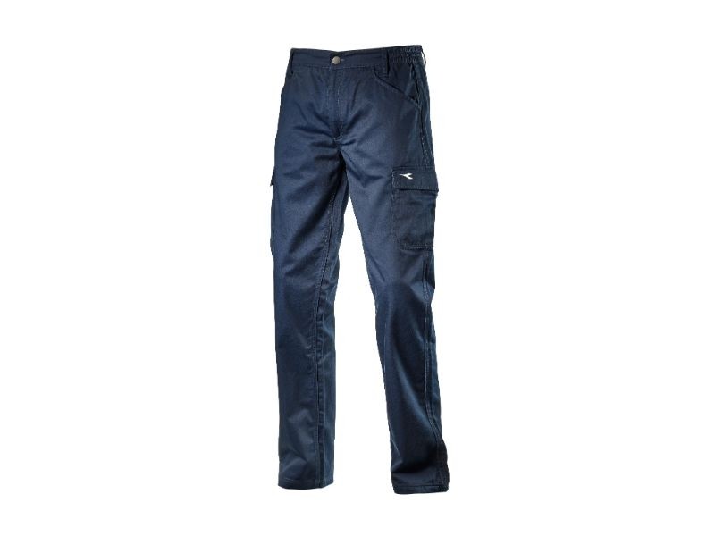 Fuori tutto - Pantaloni da lavoro Diadora Multitasche Level 173550.C06 Taglia M Colore Blu Scuro