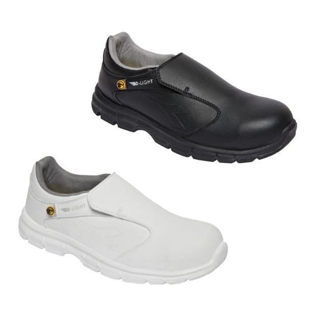 Fuori tutto - Mocassino Zoccoli Antinfortunistici Diadora RUN MICRO LOW S2 SRC ESD 701.175310 numero 42 nero