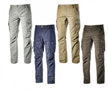 Fuori tutto - Pantaloni da lavoro Diadora Multitasche Win II 702.160305 Taglia S Colore Grigio