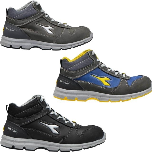 Fuori tutto - Scarpe antinfortunistiche Diadora - Run MID S3 SRC ESD 701.181155 Numero 45 Colore Grigio Navy