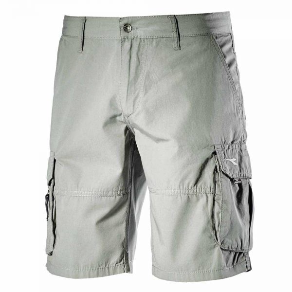 Fuori tutto - Bermuda da lavoro Diadora Multitasche in Cotone Wonder II 702.160308 colore nero taglia L