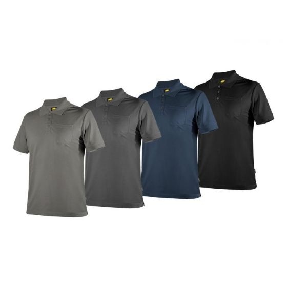 Fuori tutto - Polo da lavoro Diadora manica corta Industry 702.176227 Taglia 3XL Colore Blu Scuro