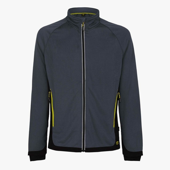 Fuori tutto - Felpa da lavoro Full Zip Diadora Sweat fz Trail 702.170693 Taglia XL Grigio acciaio