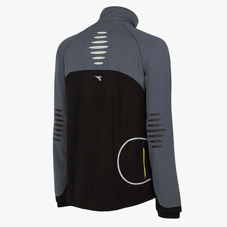 Fuori tutto - Felpa da lavoro Full Zip Diadora Sweat fz Trail 702.170693 Taglia XL Grigio acciaio
