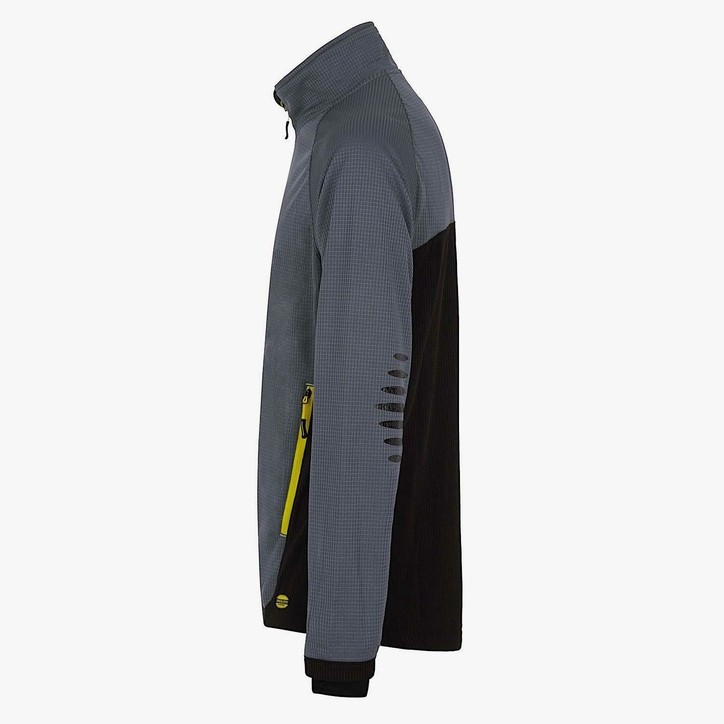 Fuori tutto - Felpa da lavoro Full Zip Diadora Sweat fz Trail 702.170693 Taglia XL Grigio acciaio