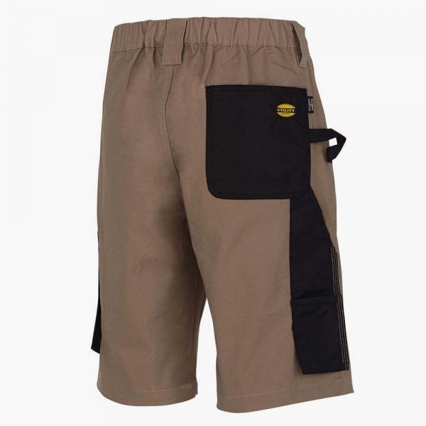 Fuori tutto - Bermuda da lavoro Diadora Stretch Multitasche 702.170018 colore grigio taglia L