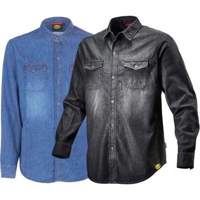 Fuori tutto - Camicia in Denim Diadora 702.171663 nero taglia 2XL