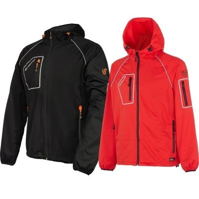 Fuori tutto - Giubbino softshell impermeabile con cappuccio ISSA LINE - 04514B THINY Taglia XL Colore Nero