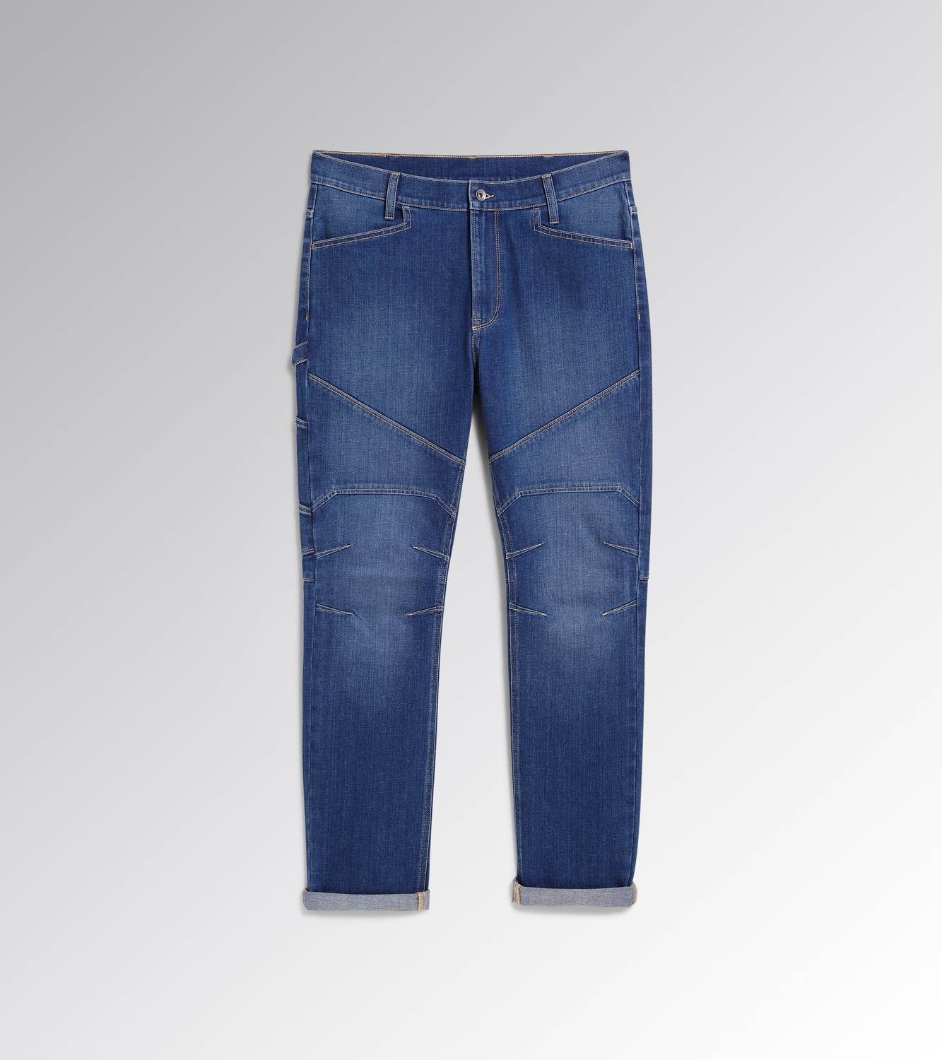 Fuori Tutto - Jeans da Lavoro Stretch Multitasche Diadora Stone Ergo 702.179829 taglia S