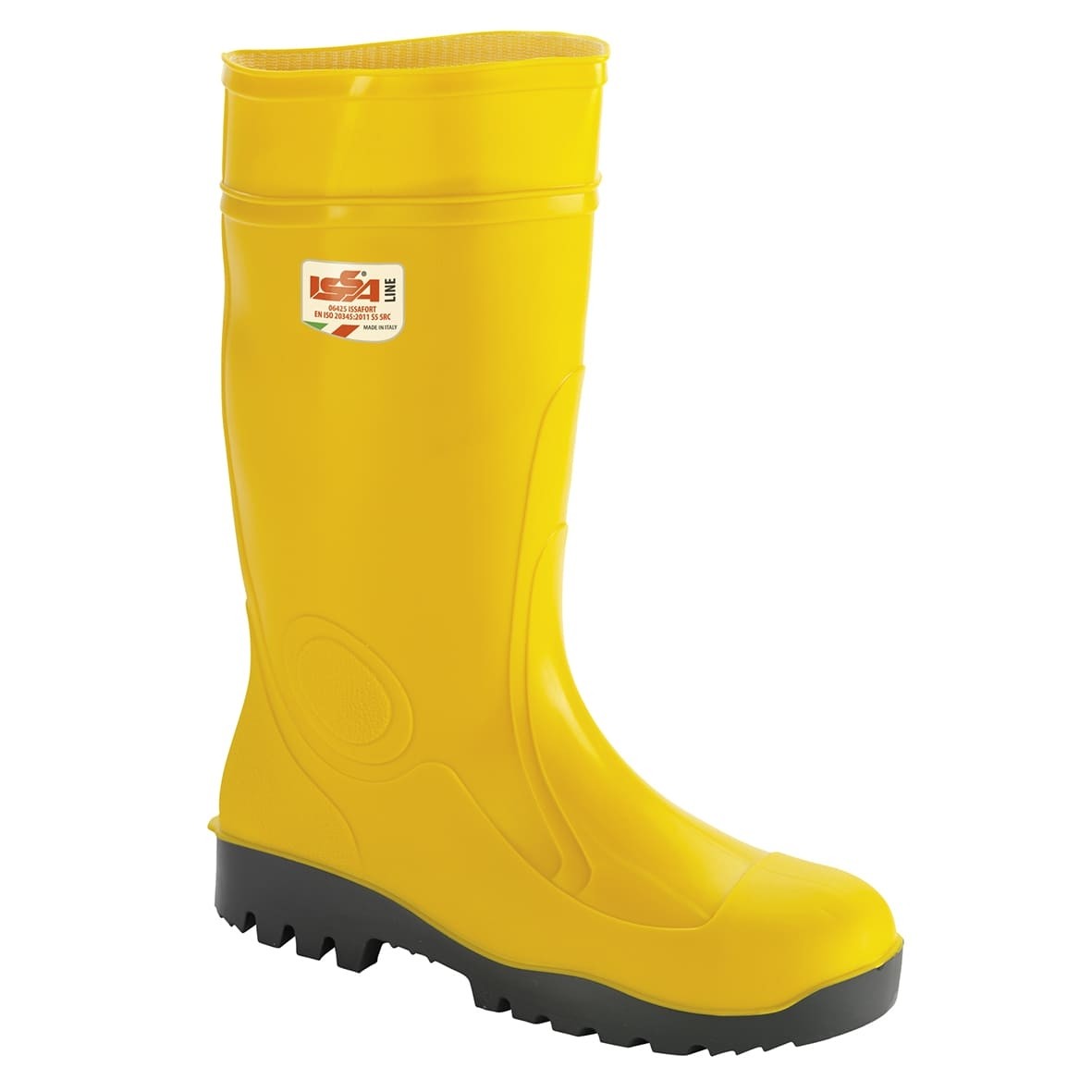 Fuori-tutto - Stivali antinfortunistici in PVC ISSAFORT S5 SRC 06425 Numero 44 Colore Giallo