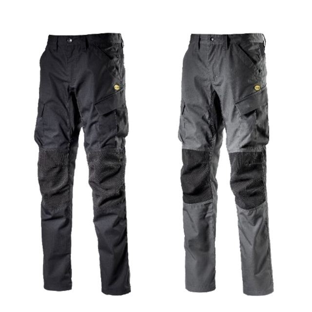 Fuori tutto - Pantaloni da lavoro Diadora Multitasche Cargo Ribstop Pants 702.173964 Taglia XL Colore Nero