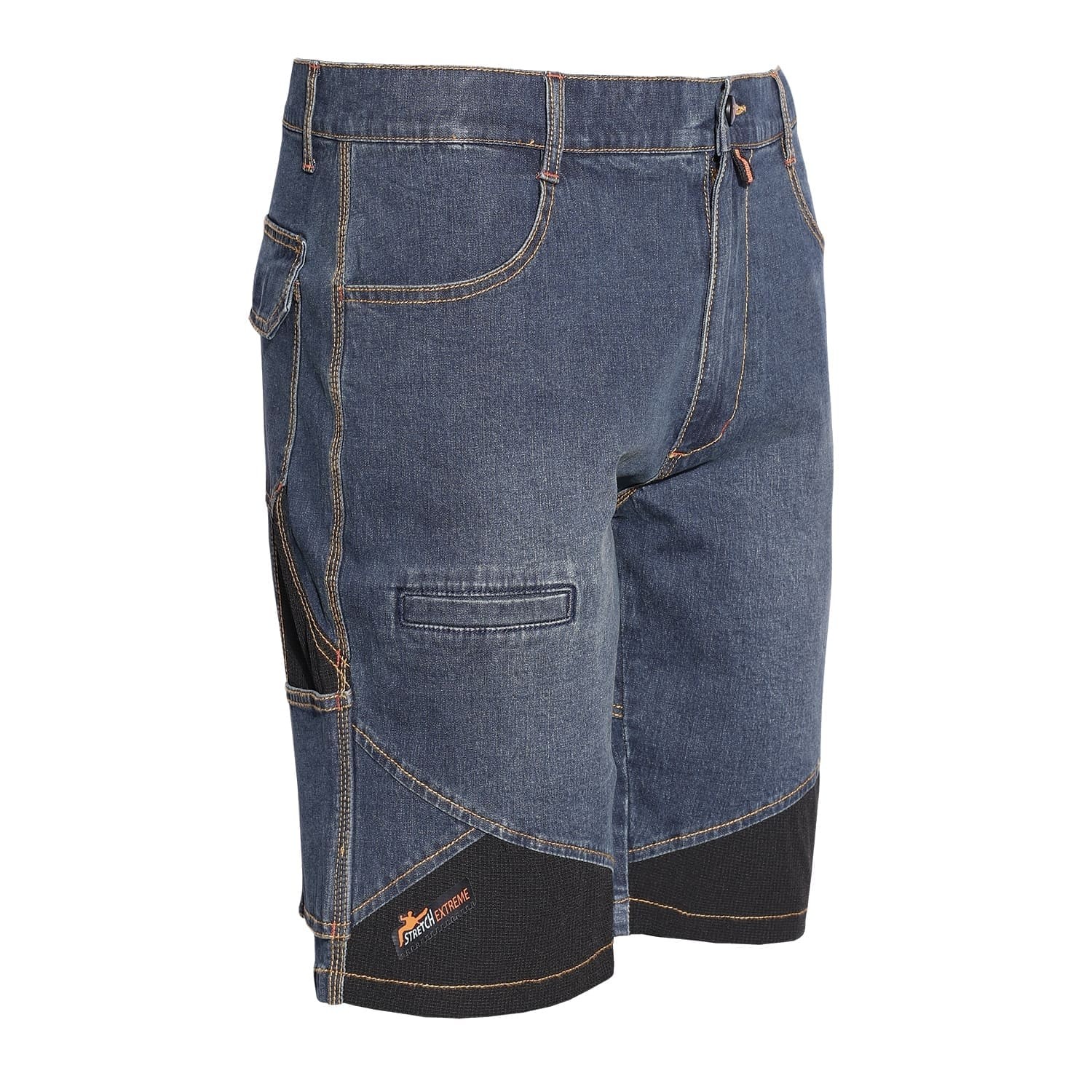 Fuori tutto - Bermuda da lavoro Extreme Issa Line 8839B Stretch estivi jeans leggeri Taglia 2XL