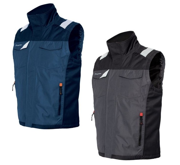 Fuori tutto - Gilet da lavoro Issa Line Lucky 04533B Taglia M colore Nero