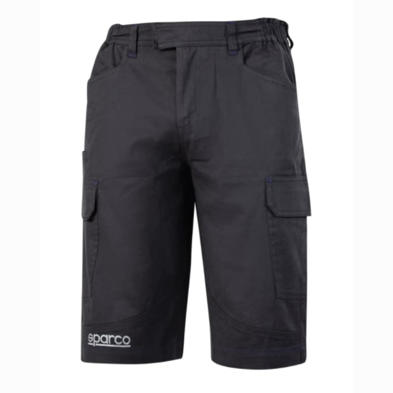 Fuori tutto - Bermuda da lavoro 02410 Elasticizzati Multitasche Sparco Teamwork Taglia M Colore Nero