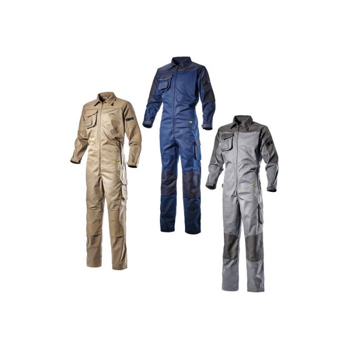 Fuori tutto - Tuta Intera da lavoro Diadora Coverall Poly 702.161756 Taglia M Colore Grigio
