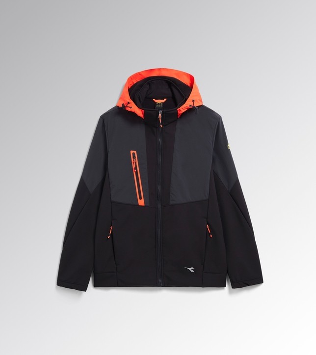 Fuori Tutto - Giacca da Lavoro Stretch Softshell Diadora Hybrid 702.179823 nero taglia S