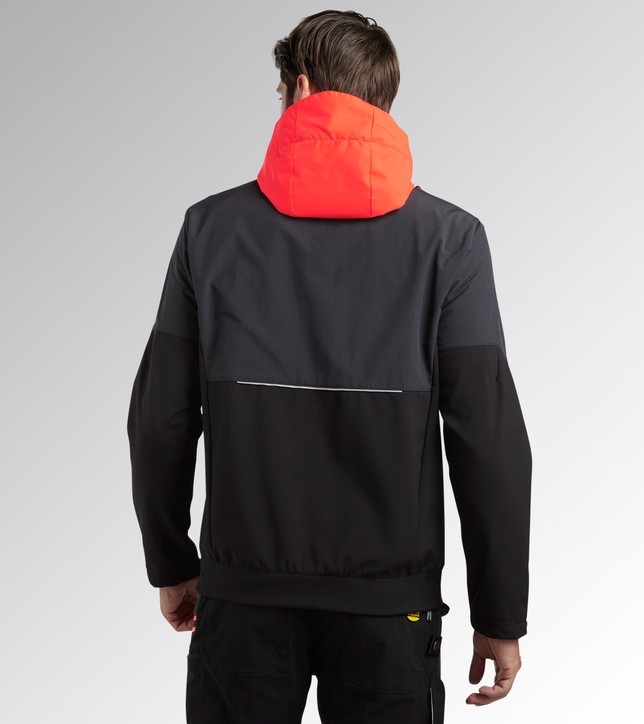 Fuori Tutto - Giacca da Lavoro Stretch Softshell Diadora Hybrid 702.179823 nero taglia S