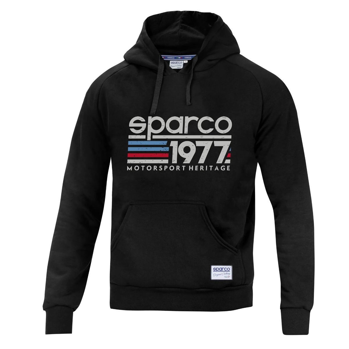 Fuori tutto - Felpa con cappuccio da lavoro Sparco Hoodie 1977 - 01320 Taglia S Colore Nero