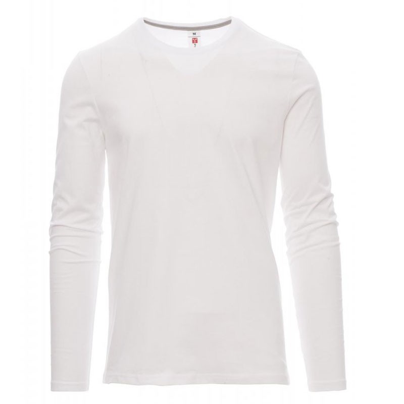 Fuori Tutto - T-shirt Girocollo a Manica Lunga in Cotone Pineta - Payper AY 7500 grigio smoke taglia M