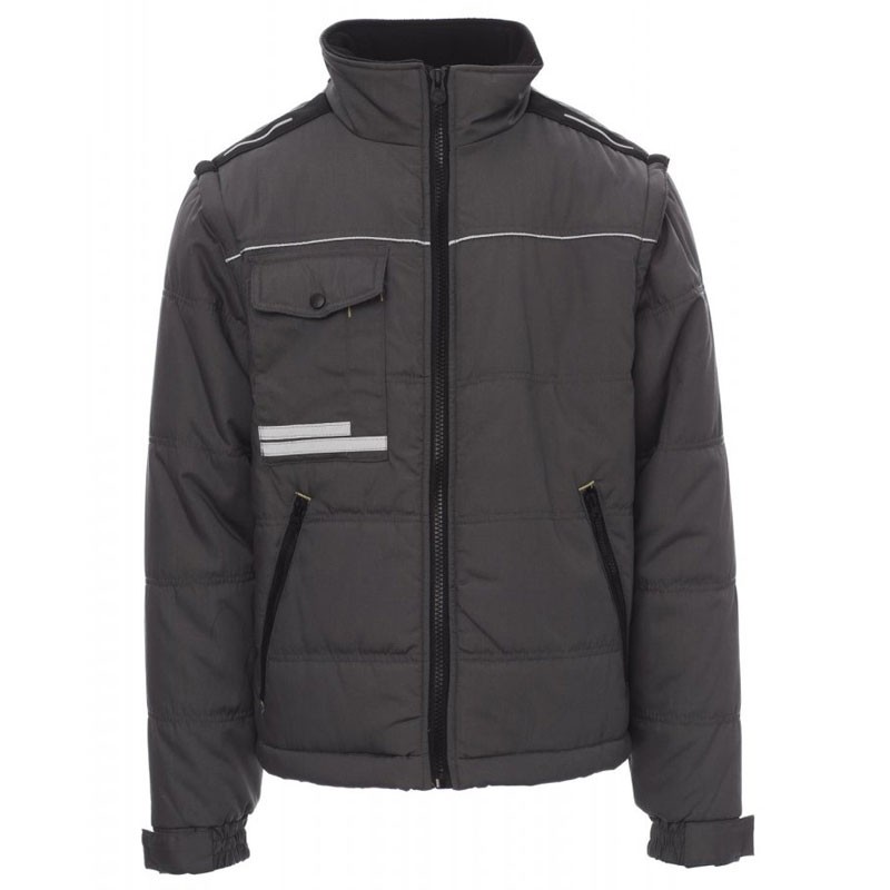 Fuori Tutto - Giubbotto da lavoro con Maniche Staccabili e Retro sagomato Warm 2.0 - Payper AY 7248 grigio taglia 4XL