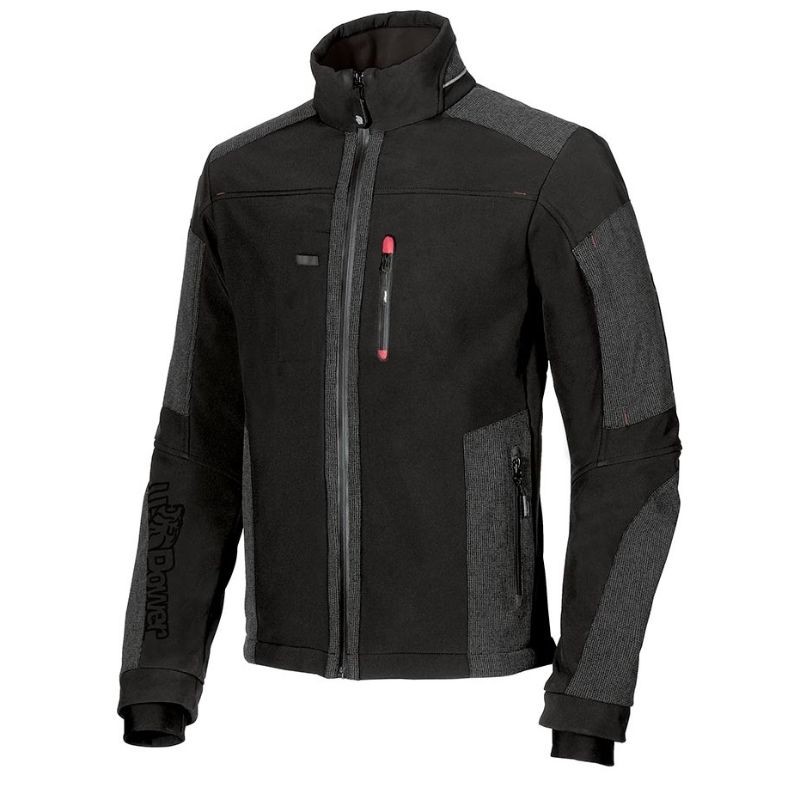 Fuori tutto - Giacca da Lavoro Softshell Stretch Elasticizzata U-Power Rally IM110BC black carbon taglia XS