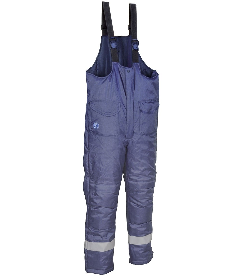 Fuori tutto - Pettorina Antifreddo Salopette da Lavoro Multitasche Cofra Dessel V161-0-02 Taglia 3XL colore navy