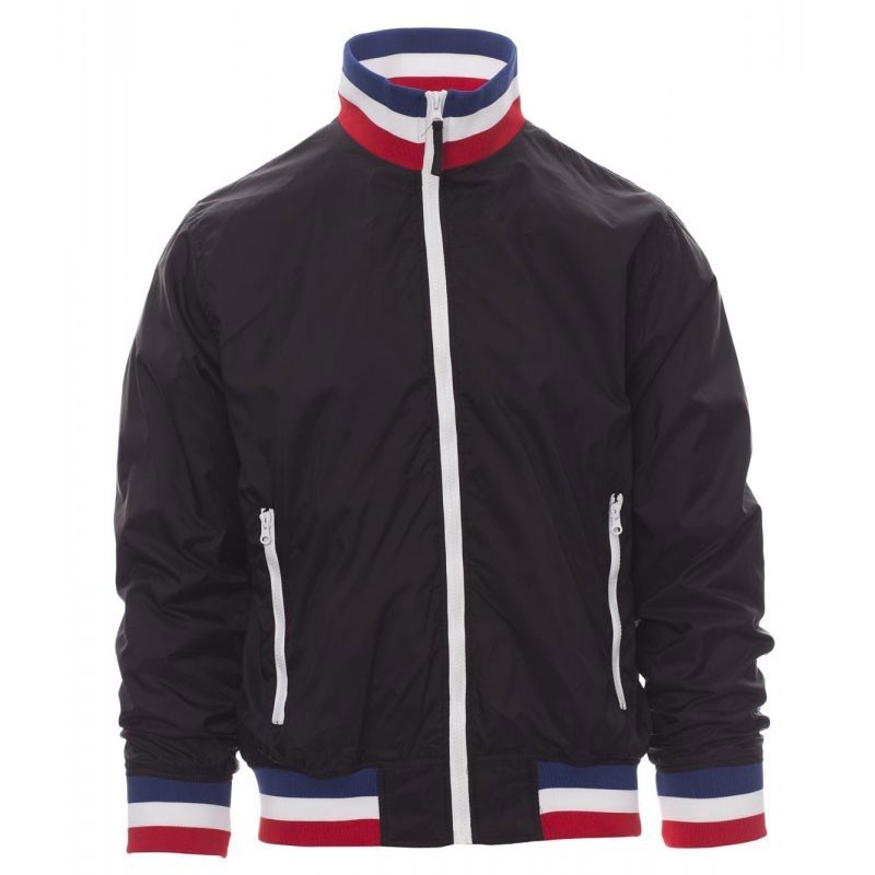Fuori tutto -Giubbino con Interno Foderato e Colletto ITALIA Nazione United - Payper AY 7265 taglia M blu navy/italia