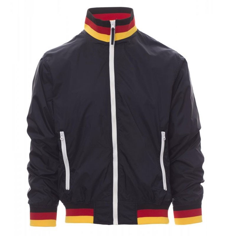 Fuori tutto -Giubbino con Interno Foderato e Colletto ITALIA Nazione United - Payper AY 7265 taglia M blu navy/italia