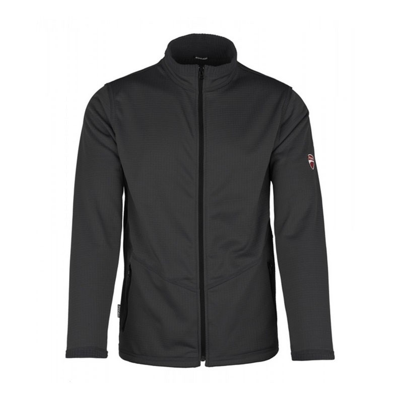 Fuori tutto - Felpa da Lavoro Ducati Workwear in Pile con Zip Intera INN-GRID 2 taglia S colore nero