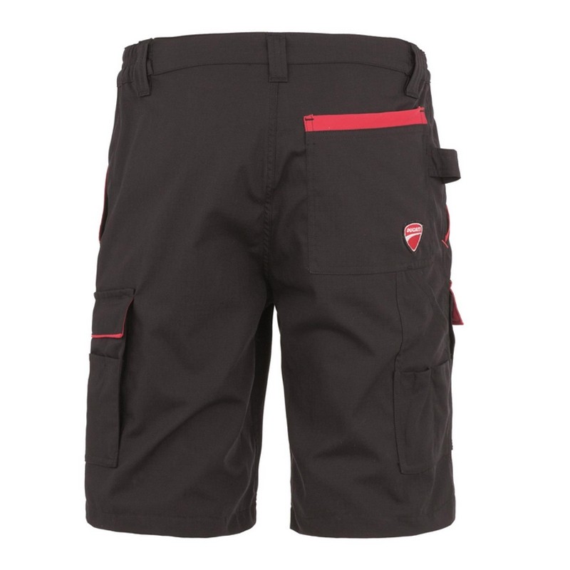 Fuori tutto - Bermuda da Lavoro Ducati Multitasche con Tessuto Ripstop INN-SCREW taglia 64 colore nero