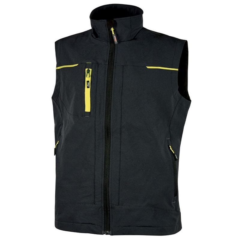 Fuori tutto - Gilet da Lavoro Multitasche Stretch Elasticizzato U-Power Saturn PE181BC colore dark green taglia xxl