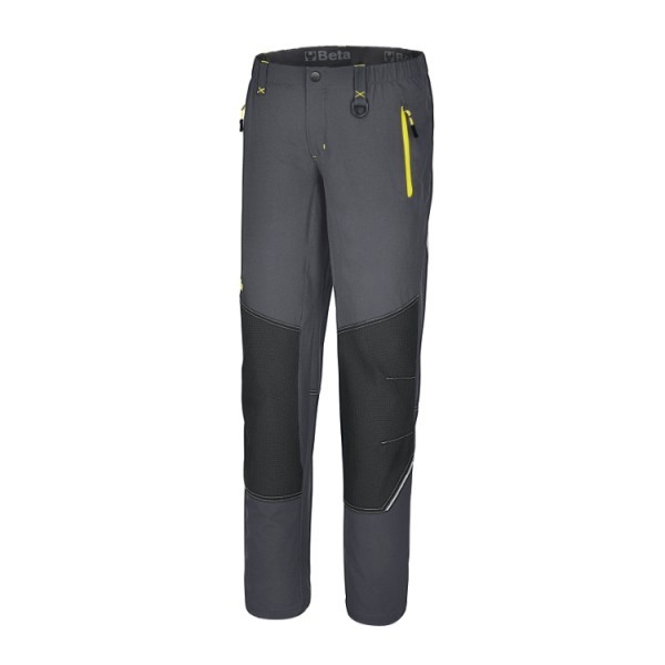 Fuori tutto - Pantalone da Lavoro Stretch Multitasche Beta Work Trekking Light 7610 Colore Grigio Taglia 3XL