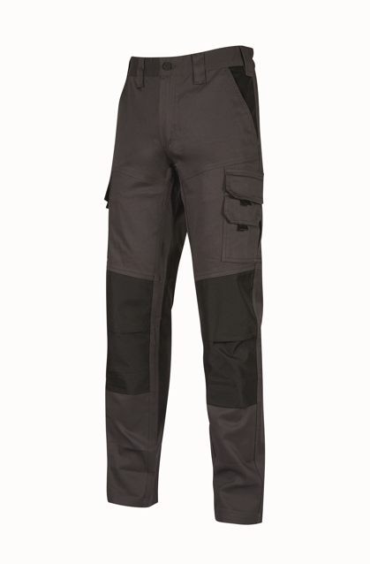 Fuori tutto - Pantaloni da Lavoro Multitasche Stretch U-Power Majo WST350 taglia 3XL colore dark green