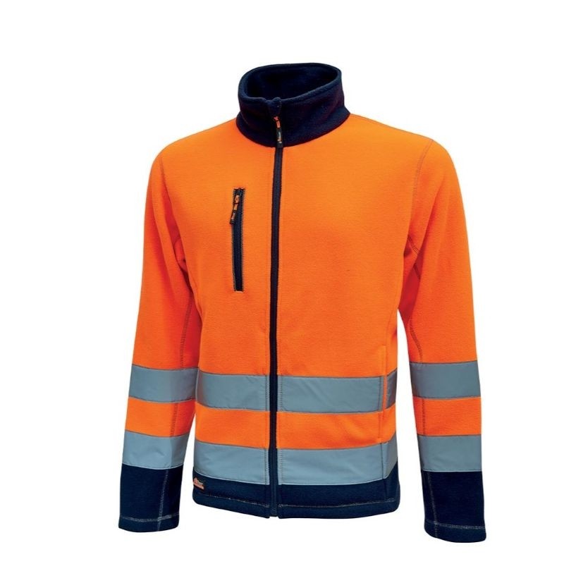 Fuori tutto - Giacca da Lavoro U-Power Workwear in Pile Boing HL207YF colore giallo fluo taglia L