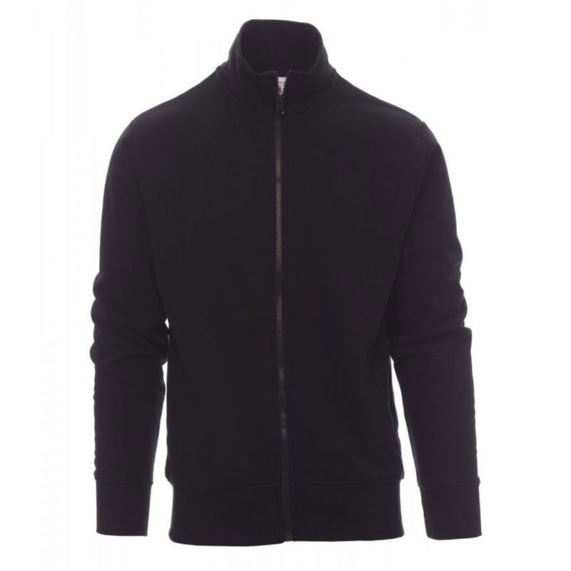 Fuori Tutto - Felpa da Uomo con Nastro di Rinforzo sul Collo Houston - Payper AY 7542 nero taglia XS
